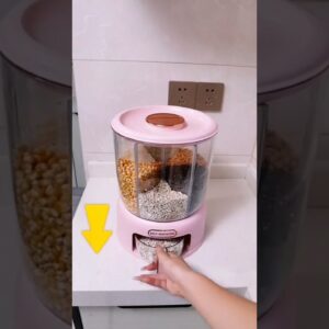 Amazon Rotating Cereal container Home Useful Items Online shopping available 😍