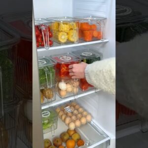 Amazon Fridge Organiser Container kitchen products online available 😍