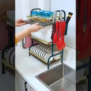 Amazon Dish Organiser Rack kitchen utensils gadgets video online available 😍