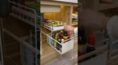 Amazon 2tier storage rack kitchen organiser gadgets video online available 😍