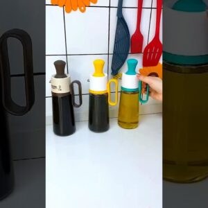 Amazon oil bottle with brush kitchen products online available 😍