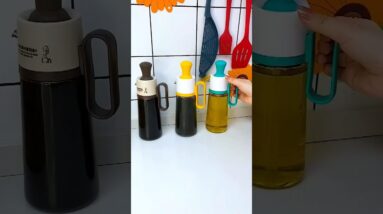 Amazon oil bottle with brush kitchen products online available 😍