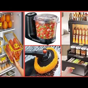 Smart Appliances 😍Latest Kitchen Items Storage Rack Home Organiser Cleaning tools online available