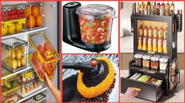 Smart Appliances 😍Latest Kitchen Items Storage Rack Home Organiser Cleaning tools online available