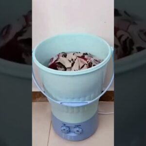 Amazon electric bucket mini washing machine online available 😍