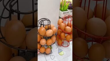 Amazon spiral egg storage rack online available 😍