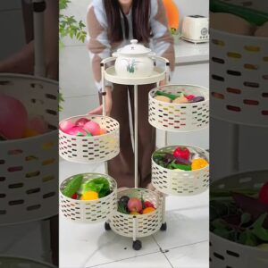 Rotating kitchen trolley online available on Amazon Flipkart Myntra