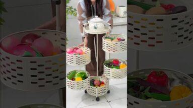 Rotating kitchen trolley online available on Amazon Flipkart Myntra