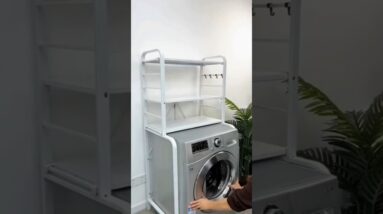 Over washing machine Commode Storage Rack online available 😍