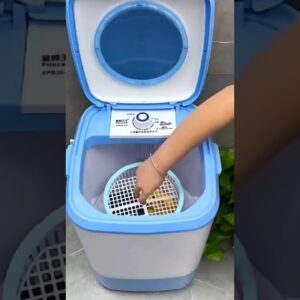 Mini washing machine with dryer basket online available